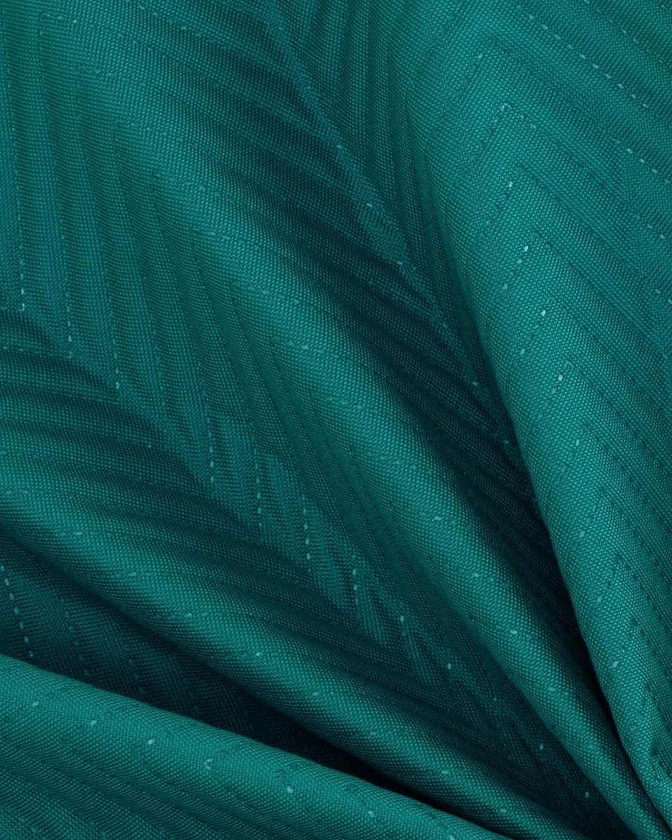 Quilted polyester fabric Oxford 600d pu*2 waterproof honeycomb (605) dark teal 160 cm