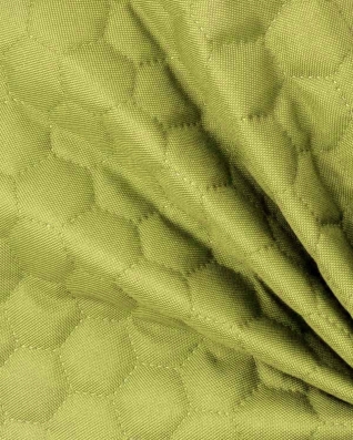 Polyester-steppstoff 600d pu-beschichtet bienenwabe hellgrün 160 cm