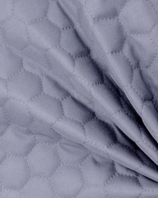 Quilted polyester fabric Oxford 600d pu*2 waterproof honeycomb (095) light violet 160 cm