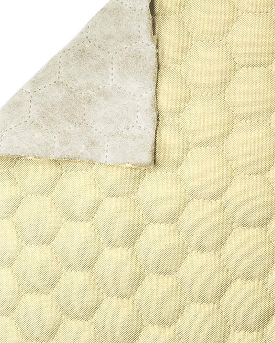Polyester-steppstoff 600d pu-beschichtet bienenwabe (122) hellbeige 160 cm
