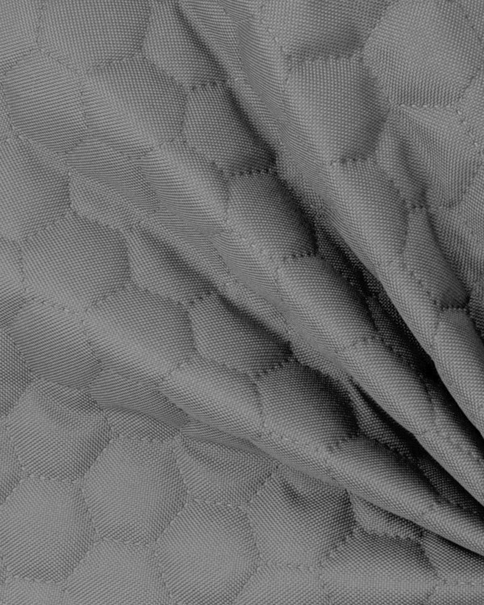 Polyester-steppstoff 600d pu-beschichtet bienenwabe grau 160 cm