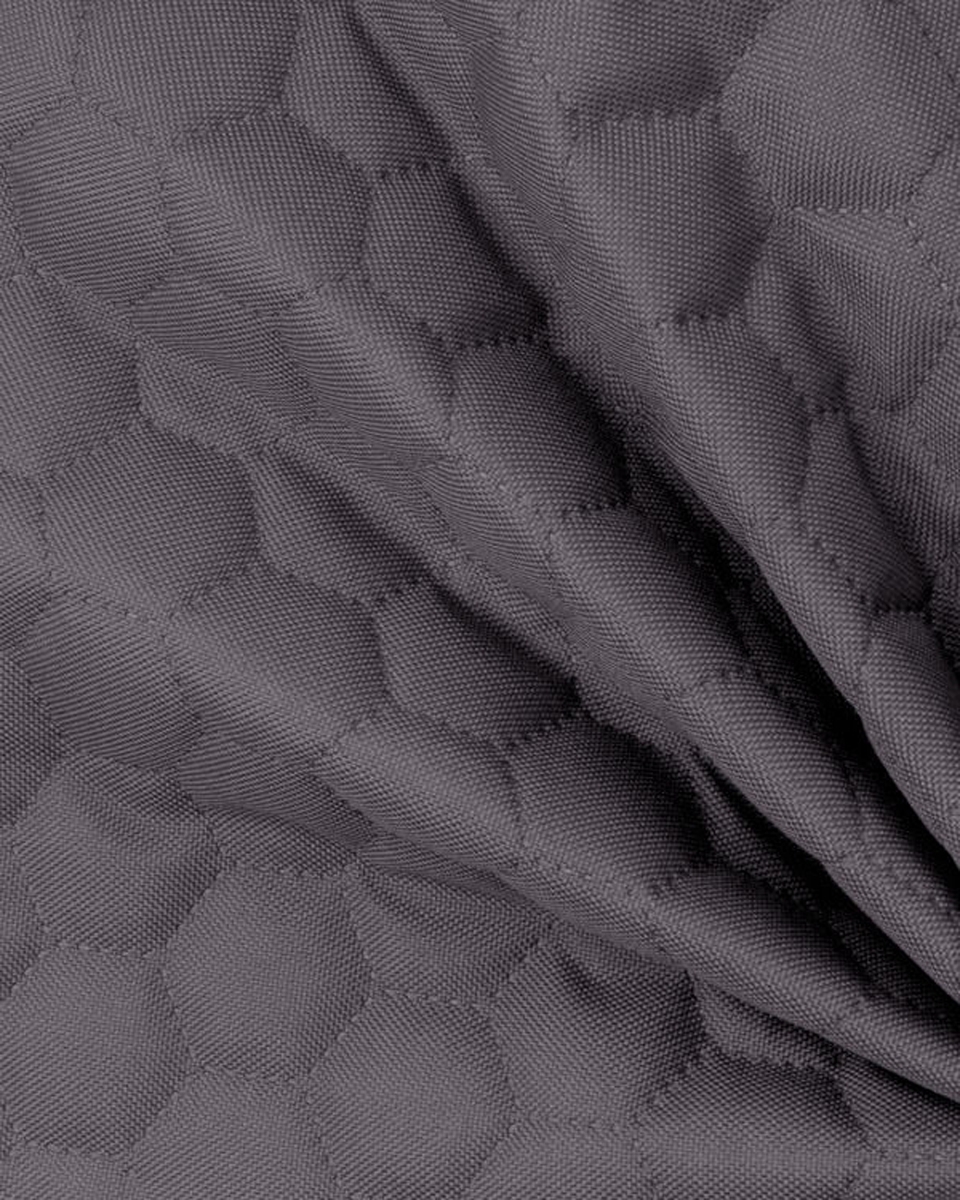 Quilted polyester fabric Oxford 600d pu*2 waterproof honeycomb (155) grey 160 cm