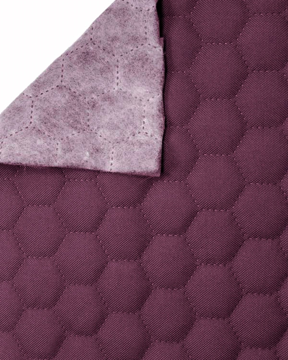 Polyester-steppstoff 600d pu-beschichtet bienenwabe violett 160 cm