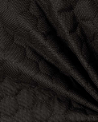 Polyester-steppstoff 600d pu-beschichtet bienenwabe dunkelgrau 160 cm