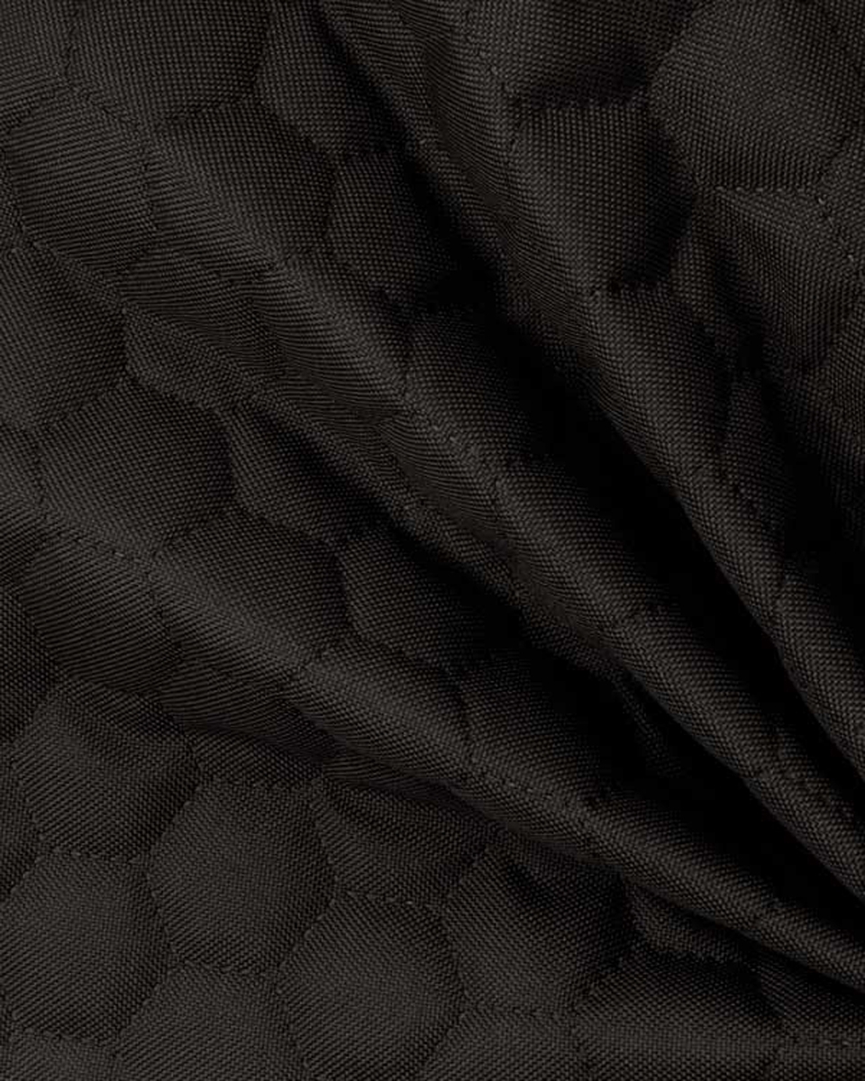 Quilted polyester fabric Oxford 600d pu*2 waterproof honeycomb (306) dark grey 160 cm