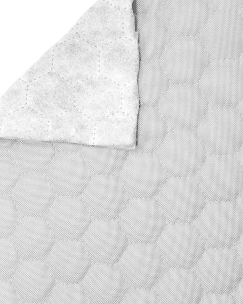 Polyester-steppstoff 600d pu-beschichtet bienenwabe weiß 160 cm