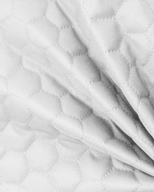 Polyester-steppstoff 600d pu-beschichtet bienenwabe weiß 160 cm