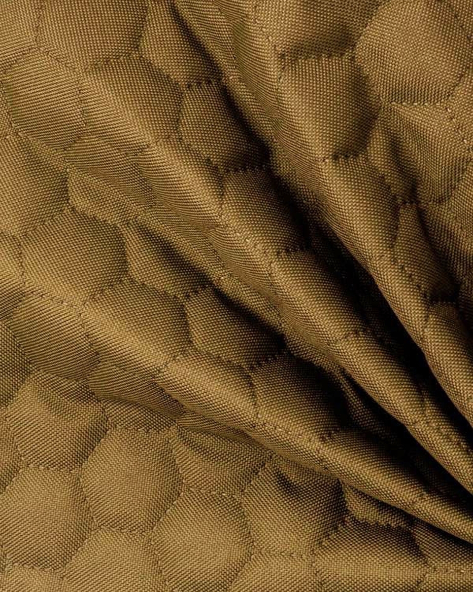 Quilted polyester fabric Oxford 600d pu*2 waterproof honeycomb (508) light brown 160 cm