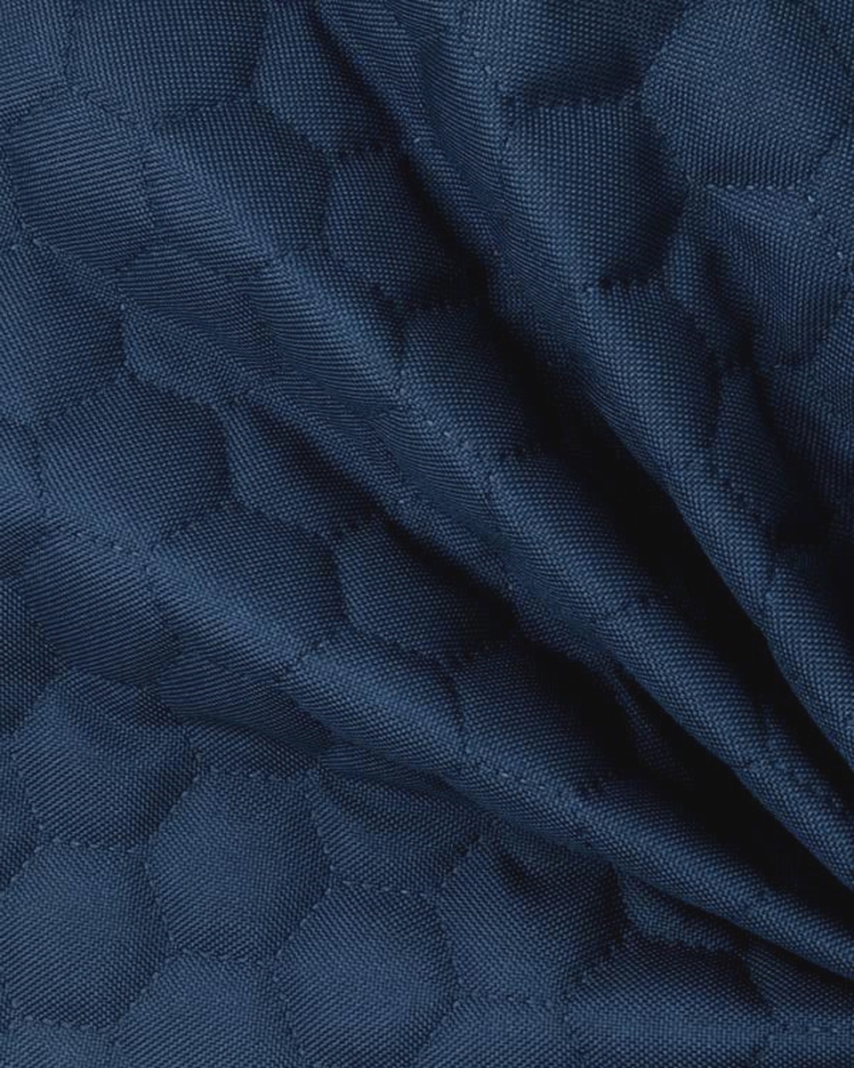Polyester-steppstoff 600d pu-beschichtet bienenwabe marineblau 160 cm