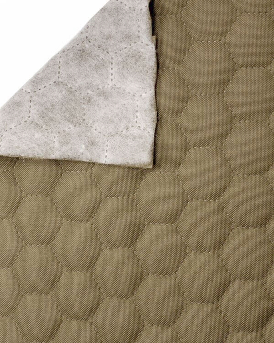 Polyester-steppstoff 600d pu-beschichtet bienenwabe (573)beige 160 cm