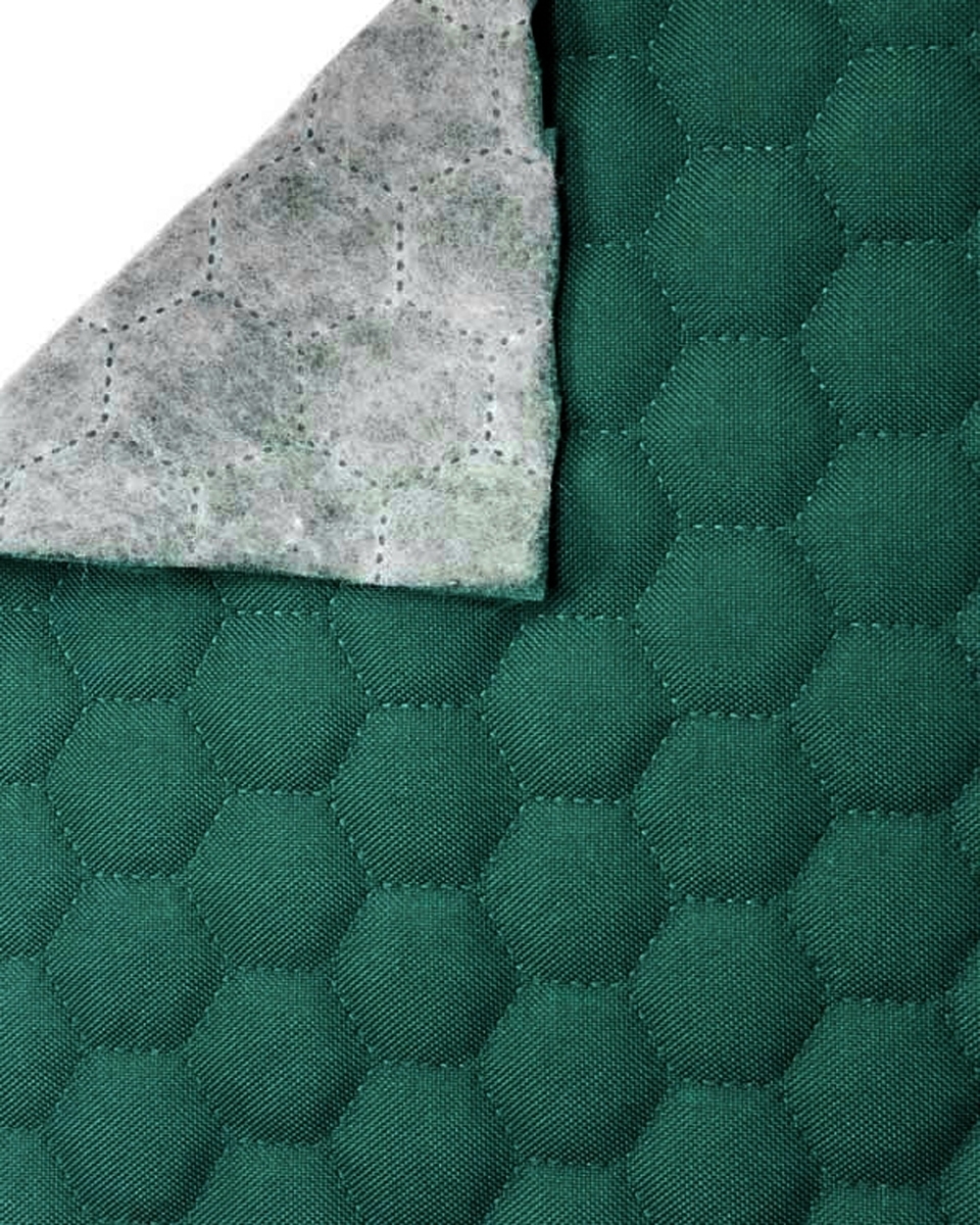 QUILTED POLYESTER FABRIC OXFORD 600D PU*2 WATERPROOF HONEYCOMB (906) TURQUOISE 160 CM