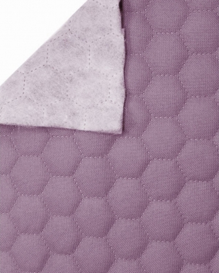 POLYESTER-STEPPSTOFF 600D PU-BESCHICHTET BIENENWABE (663)HELLVIOLETT 160 CM