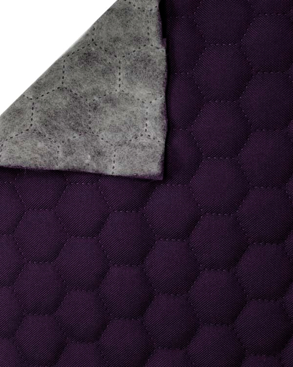 Polyester-steppstoff 600d pu-beschichtet bienenwabe violett 160 cm