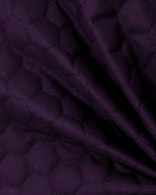 Polyester-steppstoff 600d pu-beschichtet bienenwabe violett 160 cm