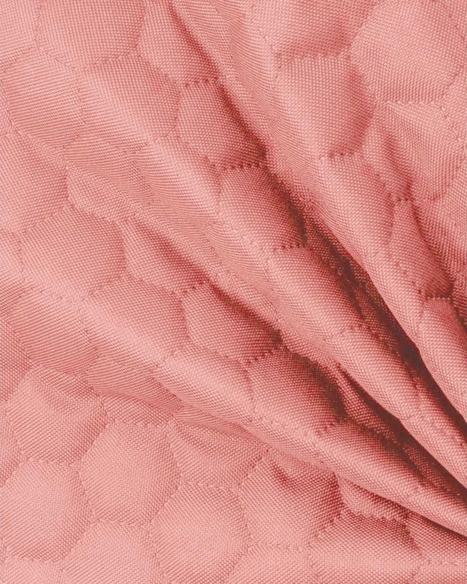 Quilted polyester fabric Oxford 600d pu*2 waterproof honeycomb (811) light pink 160 cm