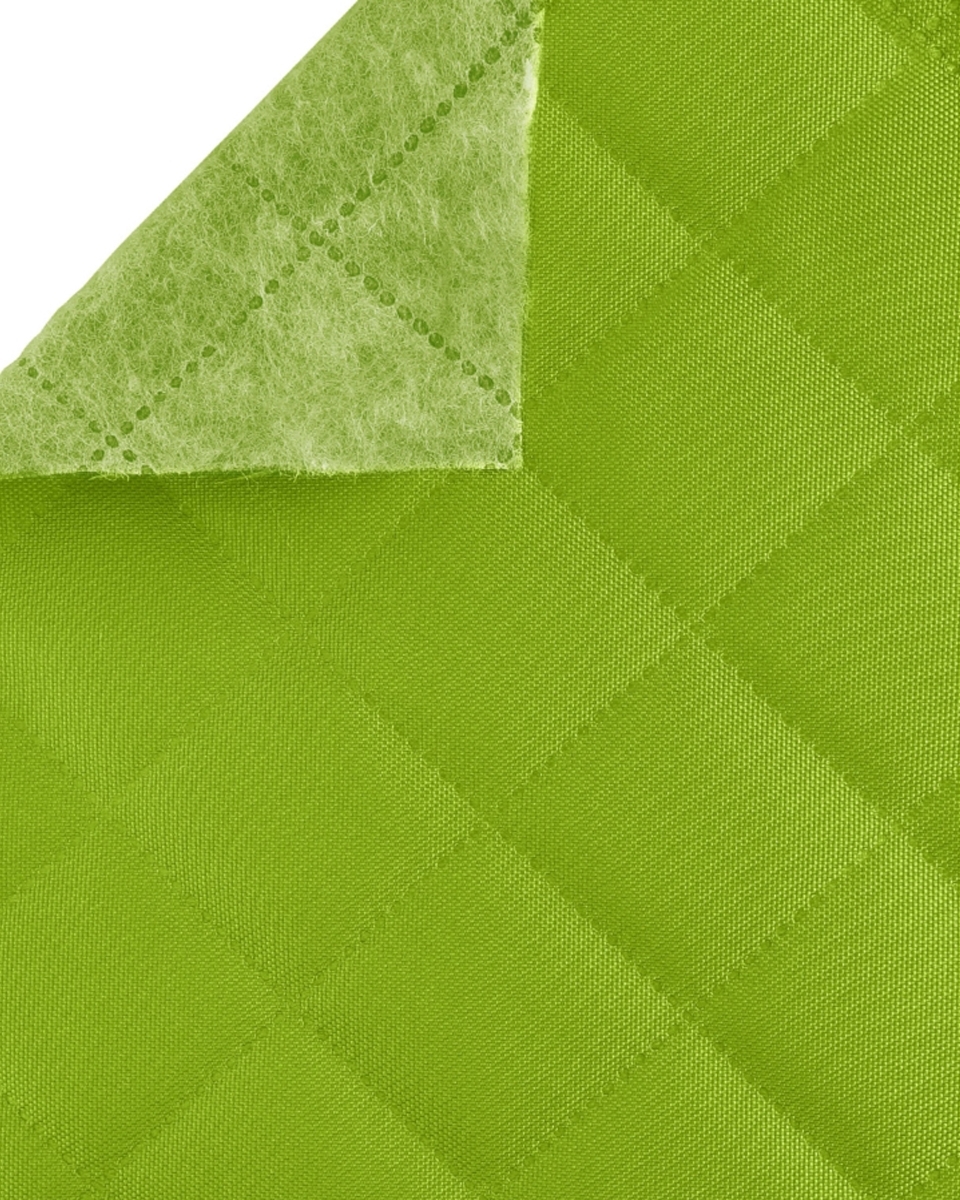 QUILTED POLYESTER FABRIC OXFORD 600D PU*5 WATERPROOF KARO (652)GREEN 160 CM