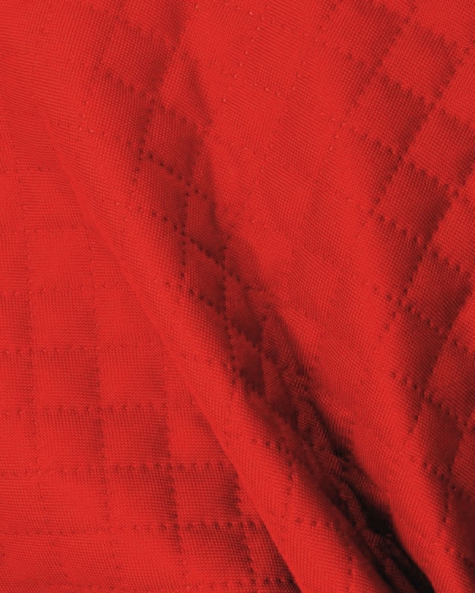 Polyester-steppstoff 600d pu-beschichtet karo (820)verblasstes Rot 160 cm