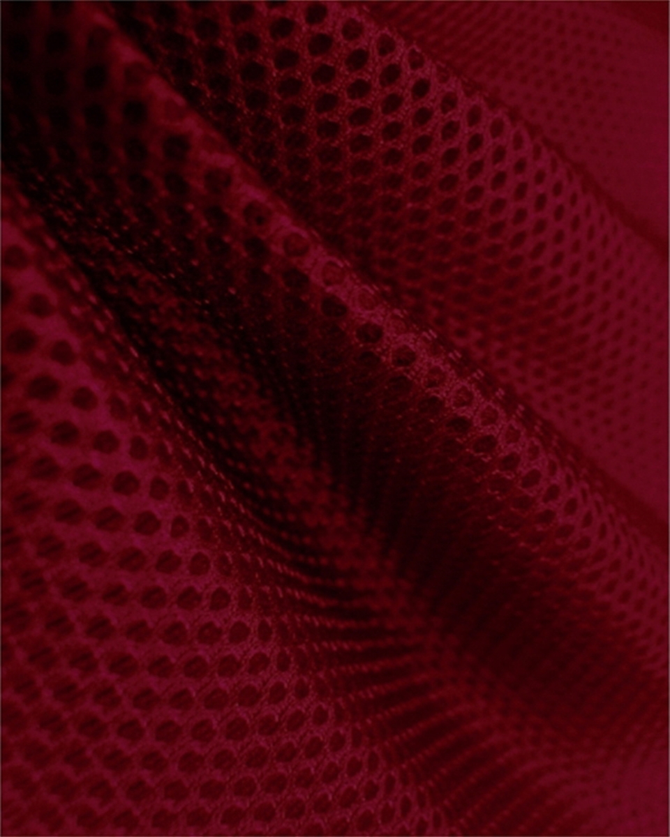 KNITTED MESH MAROON 210 G/M2 150 CM 25 MB