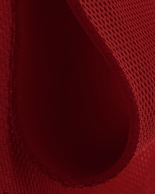 KNITTED MESH RED 210 G/M2 150 CM 25 MB