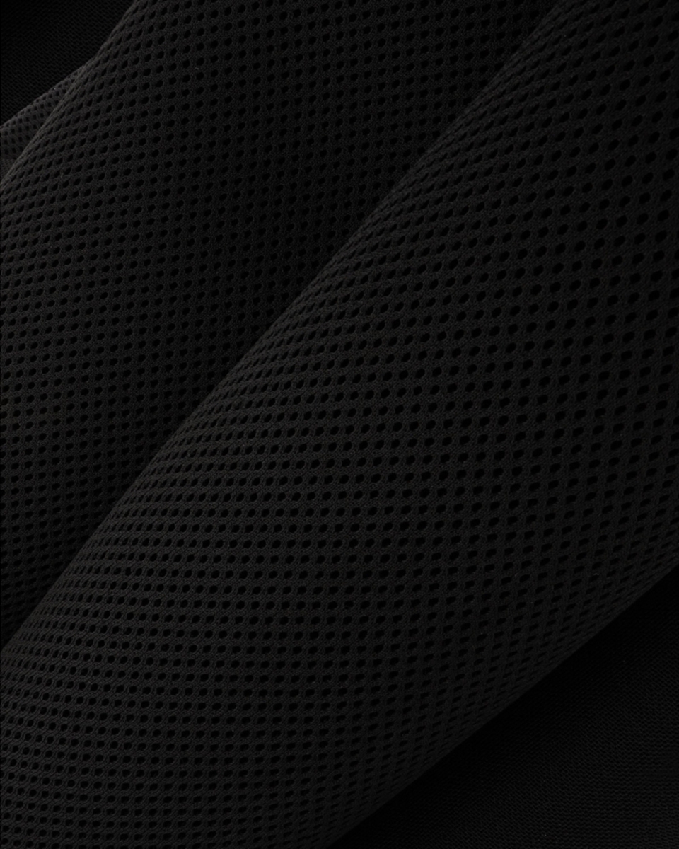 KNITTED MESH   BLACK 250  G/M2 160 (+/-5)&nbspCM 1  MB EU