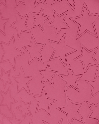 IMITATION QUILTED LEATHER STARS DARK PINK 140 CM 1 MB
