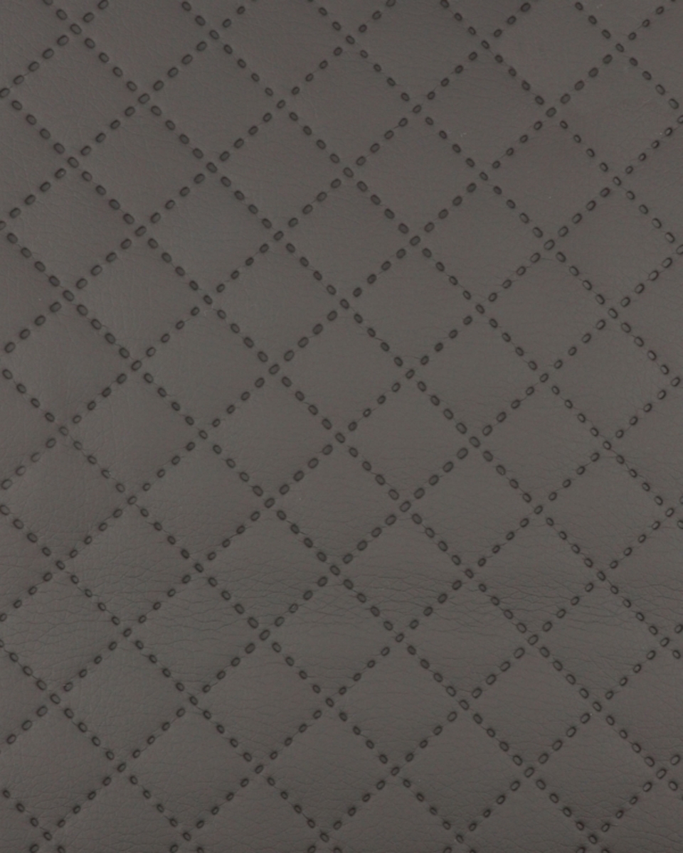 IMITATION QUILTED LEATHER STARS GREY 140 CM 1 MB