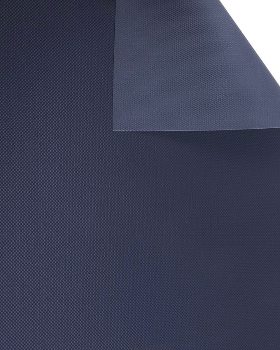 POLYESTER FABRIC 420D PVC-D COVERED NAVY BLUE 058 150 CM 50 MB