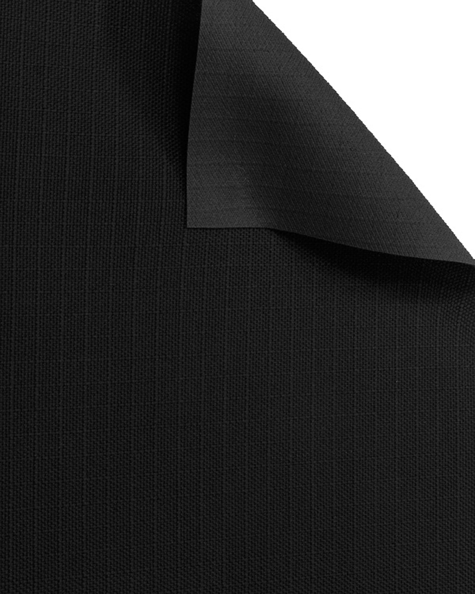 POLYESTER-STOFF RIP-STOP  PVC-BESCHICHTET SCHWARZ (580) 150 CM