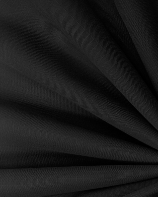POLYESTER-STOFF RIP-STOP  PVC-BESCHICHTET SCHWARZ (580) 150 CM
