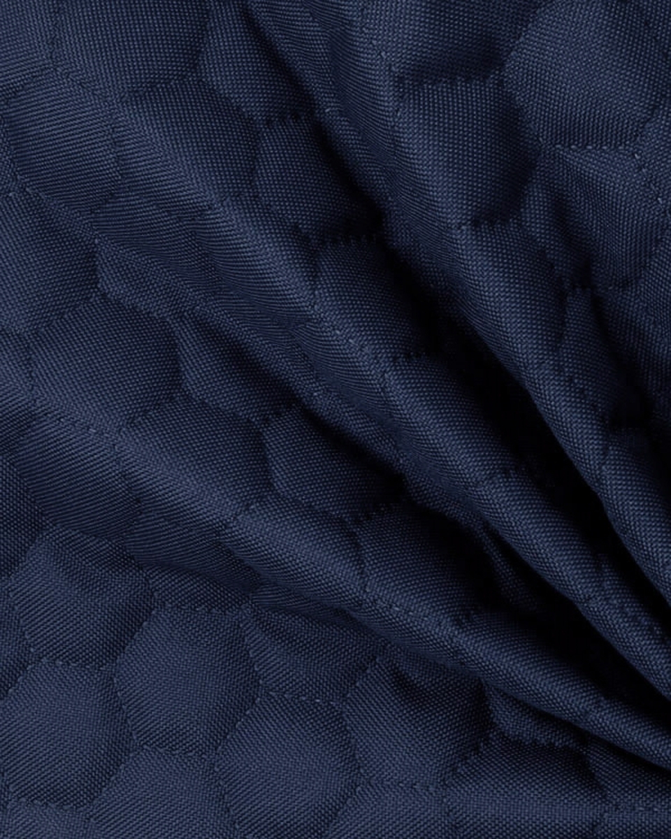 Polyester-steppstoff 600d pu-beschichtet bienenwabe marineblau 160 cm