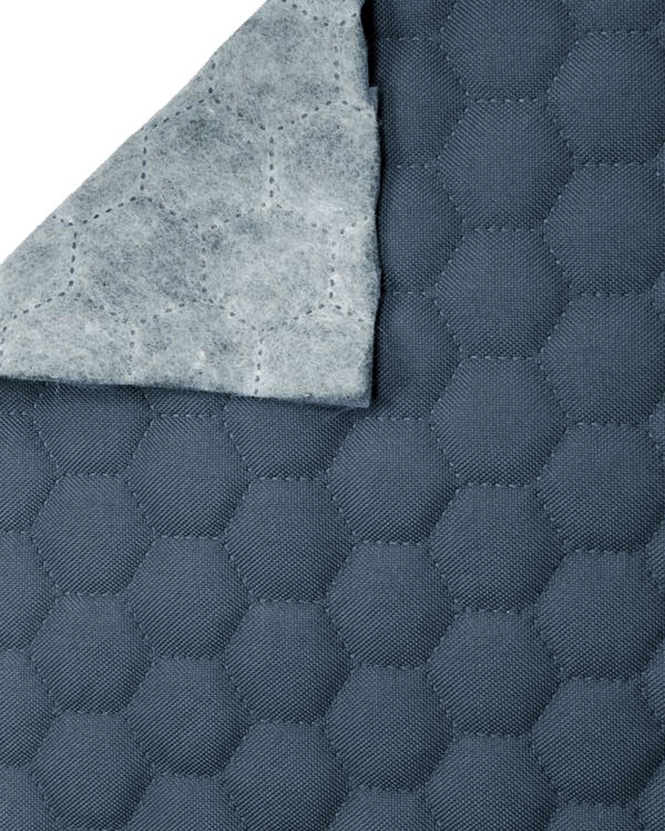 Polyester-steppstoff 600d pu-beschichtet bienenwabe blau 160 cm