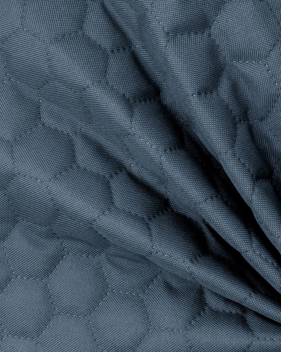 Quilted polyester fabric Oxford 600d pu*2 waterproof honeycomb (352) blue 160 cm