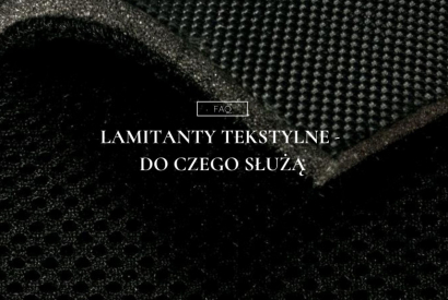 O laminatach tekstylnych słów kilka [NOWOŚCI]
